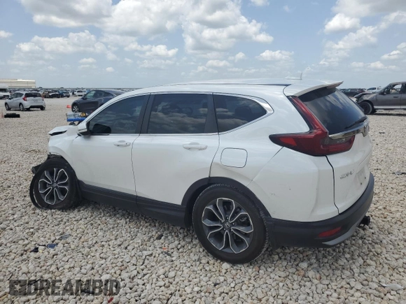 2022 Honda CR-V EX-L z VIN 5J6RW1H87NA005326, wystawiony jako Copart lot #54073985 z przebiegiem 66 288 mil mil oraz Szkoda całkowita • Salvage title. Historia ofert i sprzedaży dostępna na DreamBid. Obrazek 2.