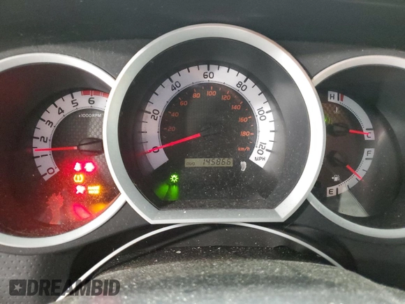 2014 Toyota Tacoma with VIN 5TFLU4EN3EX105482, listed as a Copart auction lot 44707375 with 145,866 mi miles and Salvage Title. Bid and sale history available at DreamBid. Image 9.