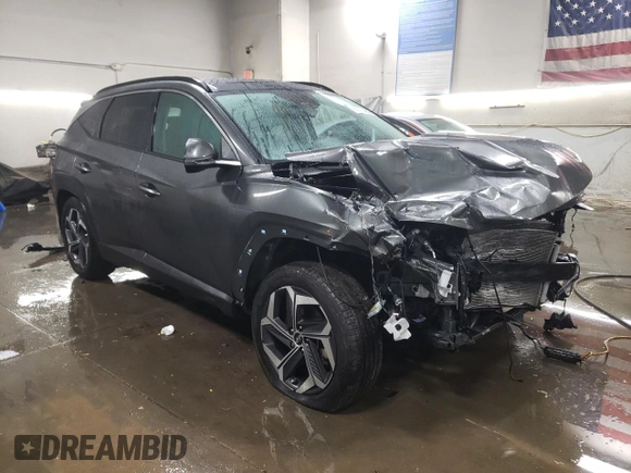 2023 Hyundai Tucson Limited with VIN 5NMJE3AE0PH264542, listed as a Copart auction lot 88874295 with 25,653 mi miles and Salvage Title. Bid and sale history available at carsss.com. Image 4.