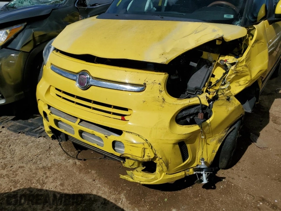 2015 FIAT 500L Urbana Trekking with VIN ZFBCFADH0FZ031337, listed as a Copart auction lot 54044874 with 0 mi miles and Non Repairable. Bid and sale history available at carsss.com. Image 11.