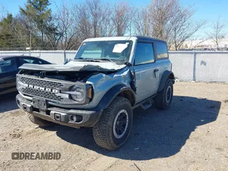 2023 Ford Bronco with VIN 1FMDE5CP0PLC17397, listed as a IAAI auction lot 41622763 with 21,799 mi miles. Bid and sale history available at carsss.com. Image 17.