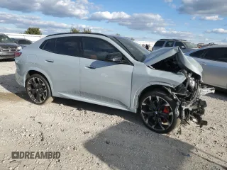 2024 BMW X2 M35i with VIN WBX83GM06R5Y87037, listed as a Copart auction lot 76191604 with 18,856 mi miles and Salvage Title. Bid and sale history available at carsss.com. Image 4.