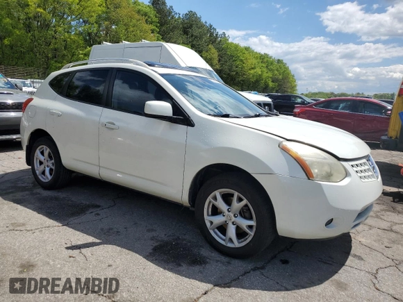 2008 Nissan Rogue SL with VIN JN8AS58V28W404670, listed as a Copart auction lot 52741815 with 191,363 mi miles and Clean Title. Bid and sale history available at DreamBid. Image 4.