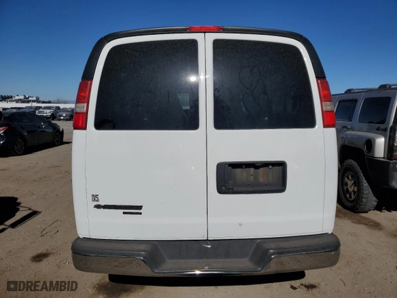 2013 Chevrolet Express Passenger 1LT with VIN 1GAZG1FA0D1152121, listed as a Copart auction lot 88214305 with 61,070 mi miles and Salvage Title. Bid and sale history available at carsss.com. Image 6.