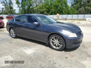 2007 Infiniti G35 Journey with VIN JNKBV61E37M719106, listed as a Copart auction lot 52534495 with 127,479 mi miles and Salvage Title. Bid and sale history available at DreamBid. Image 4.