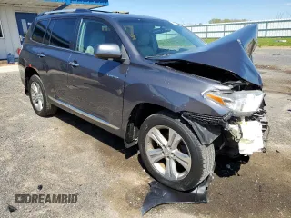 2012 Toyota Highlander Limited with VIN 5TDDK3EH6CS126926, listed as a Copart auction lot 56024295 with Not provided miles and Non repairable. Bid and sale history available at DreamBid. Image 4.