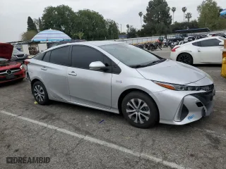 2021 Toyota Prius Prime LE with VIN JTDKAMFP9M3176549, listed as a Copart auction lot 50425295 with 158,990 mi miles and Salvage Title. Bid and sale history available at carsss.com. Image 4.