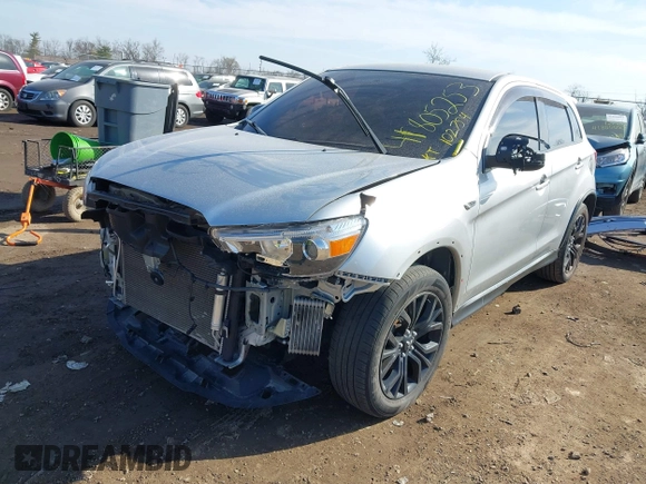 2019 Mitsubishi Outlander Sport ES 2.0 with VIN JA4AP3AUXKU015629, listed as a IAAI auction lot 41805253 with 102,754 mi miles. Bid and sale history available at carsss.com. Image 18.