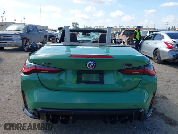 2023 BMW M4 Competition xDrive с VIN WBS33BA01PCM29504, выставлен на аукционе IAAI как лот 41914359 с пробегом 17 618 миль миль и . История ставок и продаж доступна на DreamBid. Изображение 17.