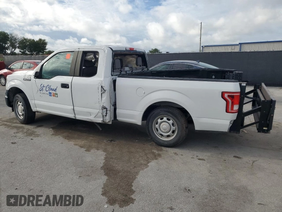 2017 Ford F-150 XL with VIN 1FTEX1C89HFB90351, listed as a Copart auction lot 59630905 with 27,760 mi miles and Non repairable. Bid and sale history available at DreamBid. Image 2.