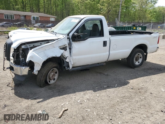 2010 Ford F-250 XL with VIN 1FTNF2B51AEA11666, listed as a Copart auction lot 53383055 with 79,920 mi miles and Salvage title. Bid and sale history available at DreamBid. Image 1.