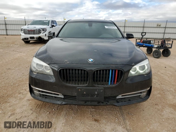 2015 BMW 7 Series 740Li xDrive with VIN WBAYF4C50FGS99289, listed as a Copart auction lot 79809474 with 128,993 mi miles and Salvage Title. Bid and sale history available at carsss.com. Image 5.