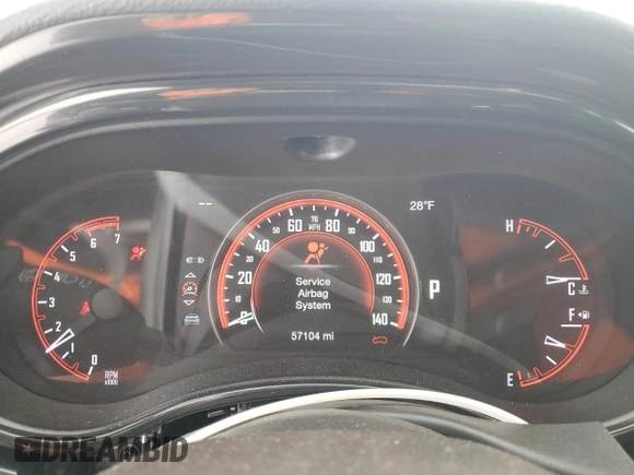 2021 Dodge Durango R/T with VIN 1C4SDJCT7MC848471, listed as a Copart auction lot 88320015 with 57,104 mi miles and Salvage Title. Bid and sale history available at DreamBid. Image 9.