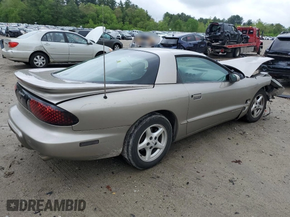 1999 Pontiac Firebird Firebird with VIN 2G2FS22K1X2209517, listed as a Copart auction lot 57304765 with 86,094 mi miles and Clean title. Bid and sale history available at DreamBid. Image 3.