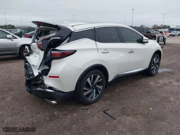 2024 Nissan Murano SL with VIN 5N1AZ2CJ5RC122290, listed as a IAAI auction lot 41565527 with 3,764 mi miles. Bid and sale history available at carsss.com. Image 4.