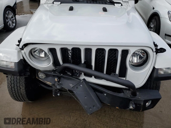 2022 Jeep Wrangler Unlimited Sahara z VIN 1C4HJXEN4NW254182, wystawiony jako Copart lot #45966425 z przebiegiem Nie podano mil oraz Szkoda całkowita • Salvage title. Historia ofert i sprzedaży dostępna na DreamBid. Obrazek 12.