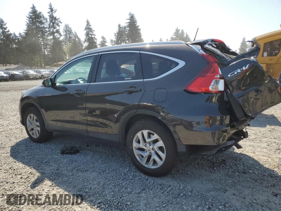2015 Honda CR-V EX-L with VIN 2HKRM4H77FH652954, listed as a Copart auction lot 54355975 with 66,308 mi miles and Salvage Title. Bid and sale history available at carsss.com. Image 2.