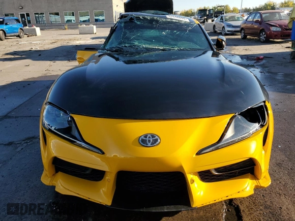 2022 Toyota GR Supra 3.0 with VIN WZ1DB0C09NW048030, listed as a Copart auction lot 62648894 with 0 mi miles and Non Repairable. Bid and sale history available at carsss.com. Image 5.