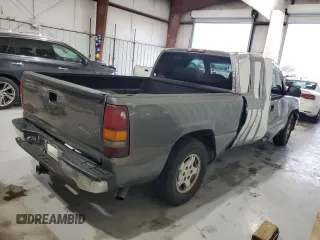 2001 Chevrolet Silverado 1500 LS with VIN 2GCEC19T911170282, listed as a Copart auction lot 55807415 with Not Provided miles and Salvage Title. Bid and sale history available at DreamBid. Image 3.