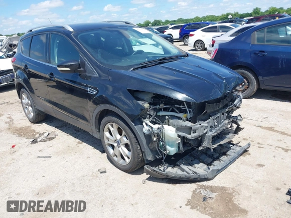 2015 Ford Escape Titanium with VIN 1FMCU0JX3FUB39808, listed as a IAAI auction lot 42212271 with 136,488 mi miles and . Bid and sale history available at DreamBid. Image 1.