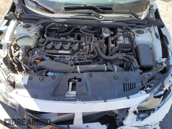 2018 Honda Civic Si with VIN 2HGFC1E54JH705569, listed as a Copart auction lot 49988875 with 76,589 mi miles and Salvage Title. Bid and sale history available at DreamBid. Image 12.