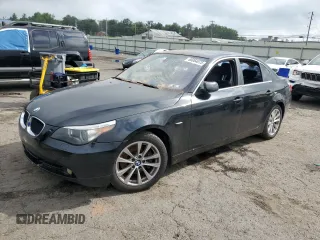 2006 BMW 5 Series 530xi with VIN WBANF73596CG66589, listed as a Copart auction lot 65064075 with 172,896 mi miles and Salvage title. Bid and sale history available at DreamBid. Image 1.