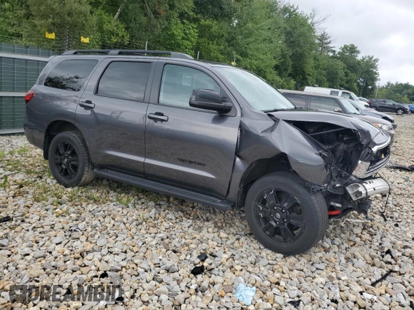 2019 Toyota Sequoia SR5 with VIN 5TDBY5G19KS174324, listed as a Copart auction lot 66323874 with 68,115 mi miles and Salvage Title. Bid and sale history available at carsss.com. Image 4.