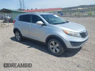 2012 Kia Sportage LX with VIN KNDPB3A21C7230202, listed as a IAAI auction lot 42105239 with 175,518 mi miles. Bid and sale history available at carsss.com. Image 1.