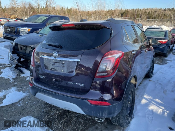 2018 Buick Encore Preferred with VIN KL4CJESB3JB704523, listed as a Copart auction lot 49801165 with 97,767 mi miles and Salvage Title. Bid and sale history available at carsss.com. Image 3.