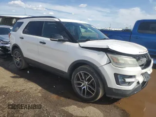 2016 Ford Explorer Sport with VIN 1FM5K8GT1GGA76337, listed as a Copart auction lot 56065885 with 155,258 mi miles and Salvage title. Bid and sale history available at DreamBid. Image 4.