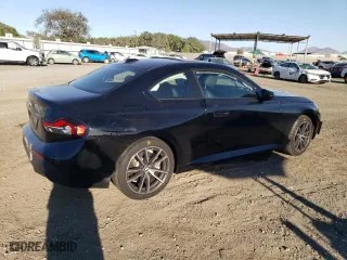 2024 BMW 2 Series 230i with VIN 3MW23CM06R8D85317, listed as a Copart auction lot 79856324 with 16,436 mi miles and Salvage Title. Bid and sale history available at carsss.com. Image 3.