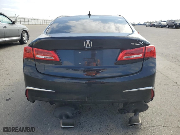 2018 Acura TLX with VIN 19UUB2F32JA009756, listed as a Copart auction lot 46535205 with 89,530 mi miles and Salvage Title. Bid and sale history available at carsss.com. Image 6.