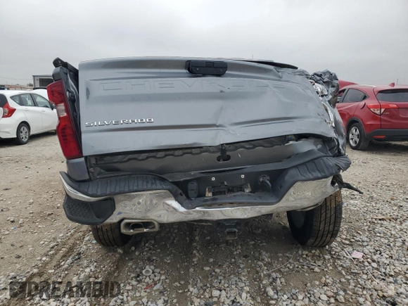 2021 Chevrolet Silverado 1500 LT with VIN 3GCUYDED2MG461666, listed as a Copart auction lot 78945304 with 36,867 mi miles and Salvage Title. Bid and sale history available at carsss.com. Image 6.
