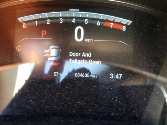 2017 Honda CR-V EX with VIN 5J6RW2H52HL031935, listed as a Copart auction lot 50376325 with 84,605 mi miles and Salvage Title. Bid and sale history available at carsss.com. Image 9.