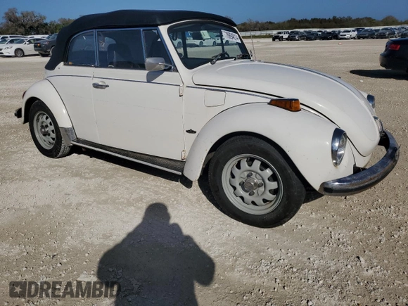 1972 Volkswagen Beetle with VIN 1522012758, listed as a Copart auction lot 78994814 with 46,118 mi miles and Salvage Title. Bid and sale history available at DreamBid. Image 4.