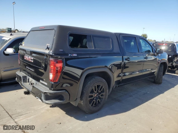 2021 GMC Sierra 1500 Elevation with VIN 3GTU9CET6MG277099, listed as a Copart auction lot 77905204 with 92,934 mi miles and Salvage Title. Bid and sale history available at carsss.com. Image 3.