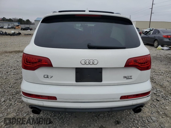 2015 Audi Q7 3.0T Premium with VIN WA1CGAFE2FD027665, listed as a Copart auction lot 44530395 with 74,431 mi miles and Salvage Title. Bid and sale history available at carsss.com. Image 6.