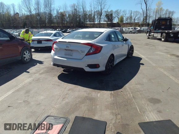 2020 Honda Civic Sedan Sport with VIN 2HGFC2F86LH551366, listed as a IAAI auction lot 41904942 with 93,112 mi miles. Bid and sale history available at carsss.com. Image 4.