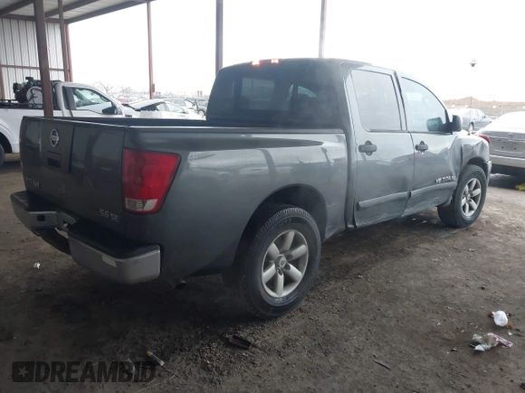 2008 Nissan Titan XE with VIN 1N6BA07D78N355581, listed as a IAAI auction lot 41548234 with 229,729 mi miles and . Bid and sale history available at DreamBid. Image 4.