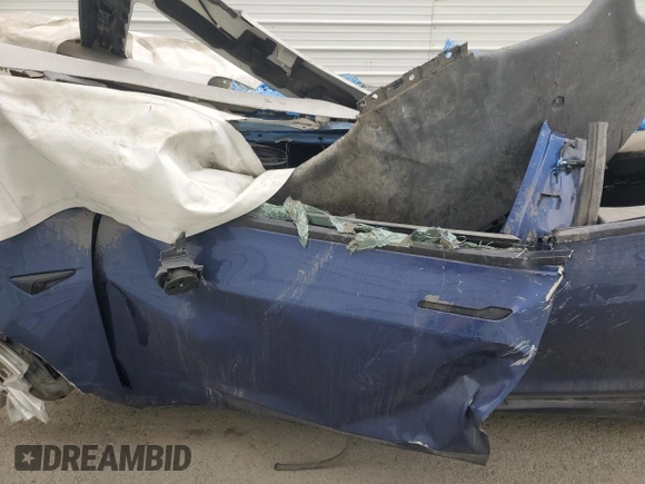 2022 Tesla Model 3 Long Range with VIN 5YJ3E1EB3NF144651, listed as a Copart auction lot 45053625 with 0 mi miles and Non Repairable. Bid and sale history available at carsss.com. Image 7.