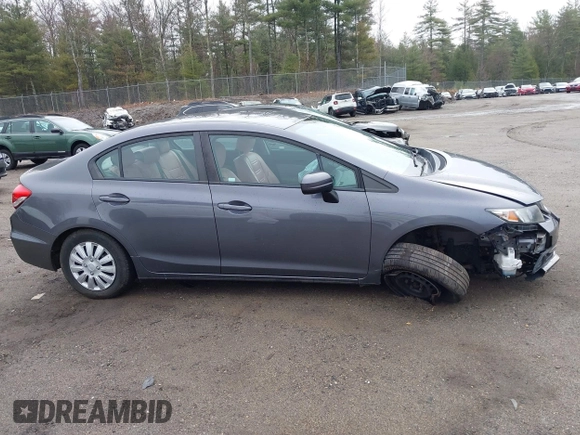 2014 Honda Civic Sedan LX with VIN 2HGFB2F53EH541941, listed as a IAAI auction lot 42033294 with 104,006 mi miles. Bid and sale history available at carsss.com. Image 14.