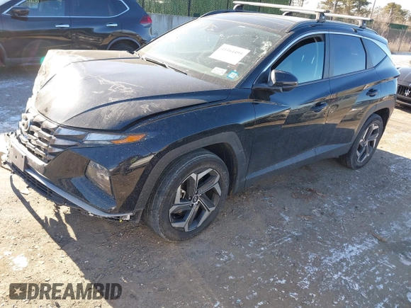 2022 Hyundai Tucson SEL Convenience with VIN KM8JFCA12NU039907, listed as a IAAI auction lot 41164495 with 60,466 mi miles and . Bid and sale history available at carsss.com. Image 2.