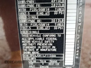 2020 Infiniti QX50 LUXE with VIN 3PCAJ5M11LF113446, listed as a Copart auction lot 39453573 with 22,141 mi miles. Bid and sale history available at carsss.com. Image 16.