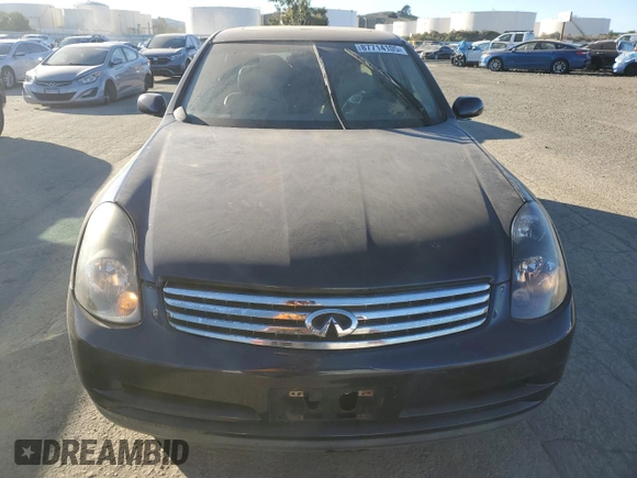 2003 Infiniti G35 w/Leather z VIN JNKCV51E23M015424, wystawiony jako Copart lot #87714105 z przebiegiem 174 773 mil mil oraz Szkoda całkowita • Salvage title. Historia ofert i sprzedaży dostępna na DreamBid. Obrazek 5.
