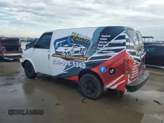 2002 Chevrolet Astro Cargo Van with VIN 1GCDM19X32B135766, listed as a Copart auction lot 43065765 with 0 mi miles and Salvage Title. Bid and sale history available at carsss.com. Image 2.