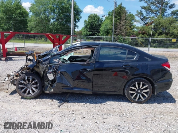 2015 Honda Civic EX-L z VIN 2HGFB2F96FH549908, wystawiony jako IAAI lot #42201190 z przebiegiem Nie podano mil oraz . Historia ofert i sprzedaży dostępna na DreamBid. Obrazek 14.