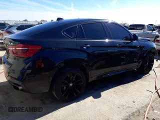 2019 BMW X6 xDrive50i with VIN 5UXKU6C54K0Z66909, listed as a Copart auction lot 37810803 with 54,255 mi miles. Bid and sale history available at carsss.com. Image 3.