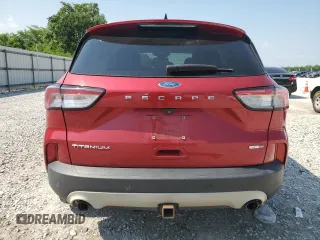 2020 Ford Escape Titanium with VIN 1FMCU9J95LUB28584, listed as a Copart auction lot 59967785 with 94,392 mi miles and Salvage title. Bid and sale history available at DreamBid. Image 6.