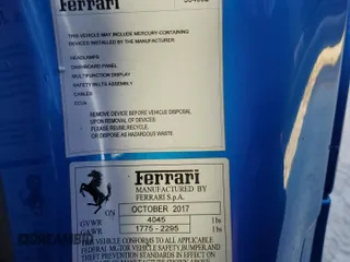 2018 Ferrari 488 z VIN ZFF80AMA9J0231686, wystawiony jako Copart lot #77623854 z przebiegiem Nie podano mil oraz Szkody całkowita. Historia ofert i sprzedaży dostępna na DreamBid. Obrazek 13.