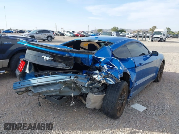 2019 Ford Mustang EcoBoost with VIN 1FA6P8THXK5185806, listed as a IAAI auction lot 42347754 with 18,920 mi miles and . Bid and sale history available at DreamBid. Image 4.